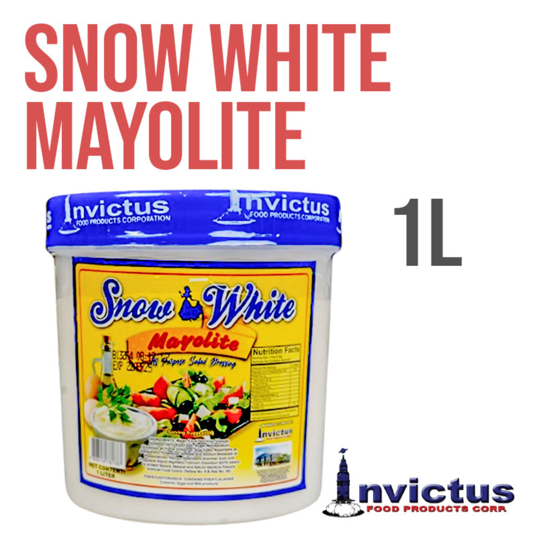 Snow White Mayo Lite 1L